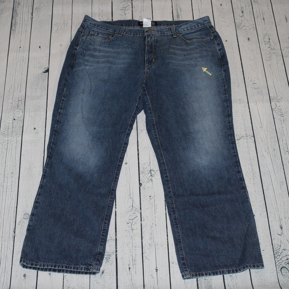 Venezia Sz 20W Medium Stonewash Straight Jeans #110 - Picture 4 of 8